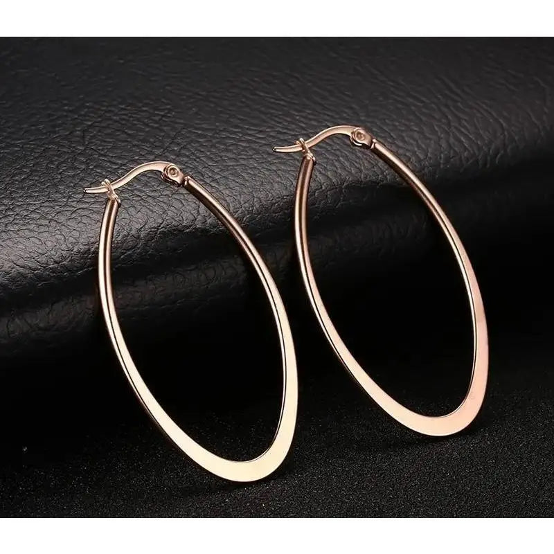 Showfay Color Dorado Simple Elegante Acero Inoxidable Aretes de Botón Set para Mujeres Niñas Uso Diario Fiesta Festival Joyería Casual Regalo