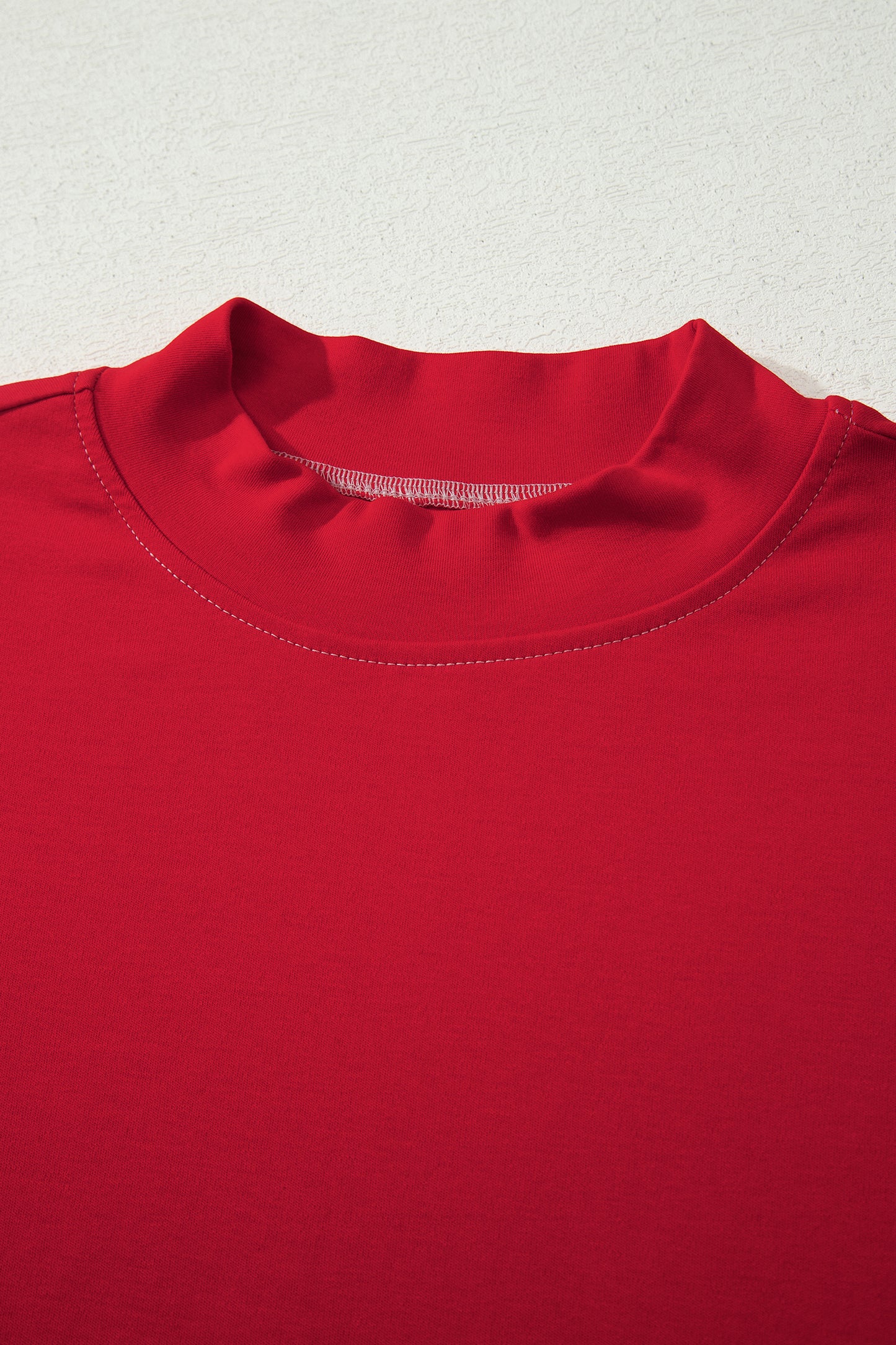 Camiseta Roja de Carreras Reversible con Costuras en Contraste