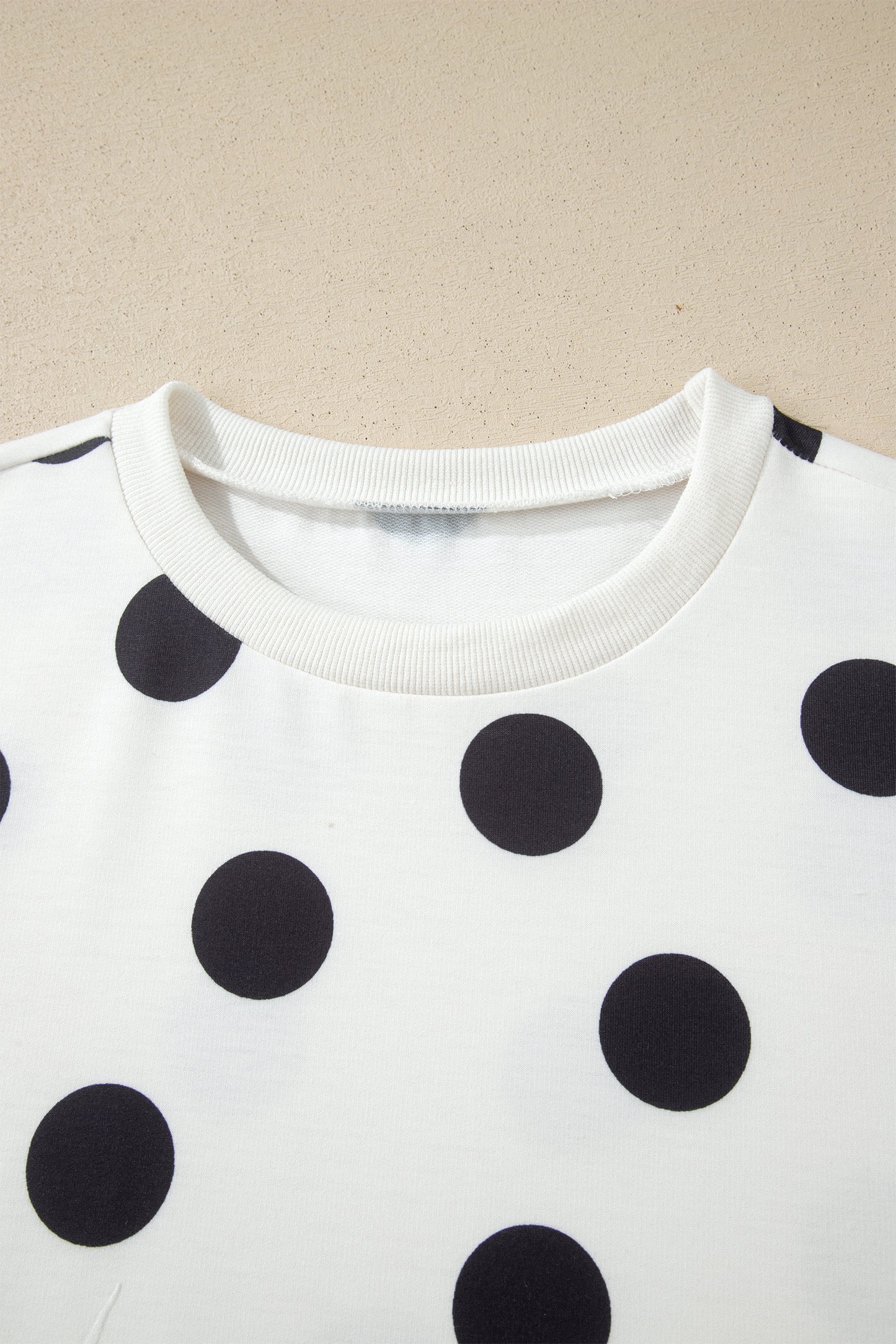 White Polka Dot Short Sleeve Top Casual Skort 2pcs Outfit - Snoopy's Closet