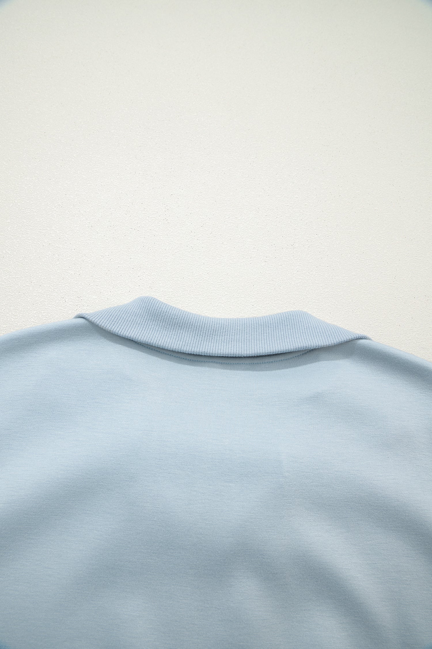 Beau Blue Half Zip Polo Tee Casual Pant Set - Snoopy's Closet