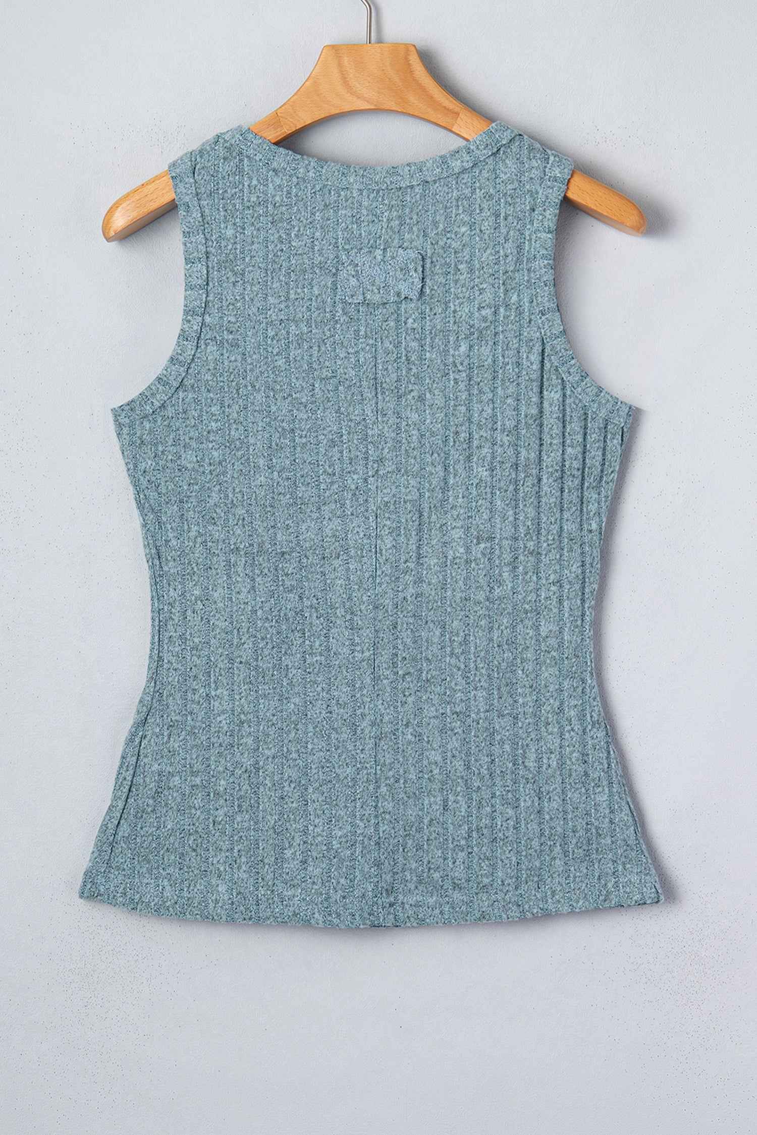 Phalaenopsis Slim Ribbed Mineral Wash Tank Top