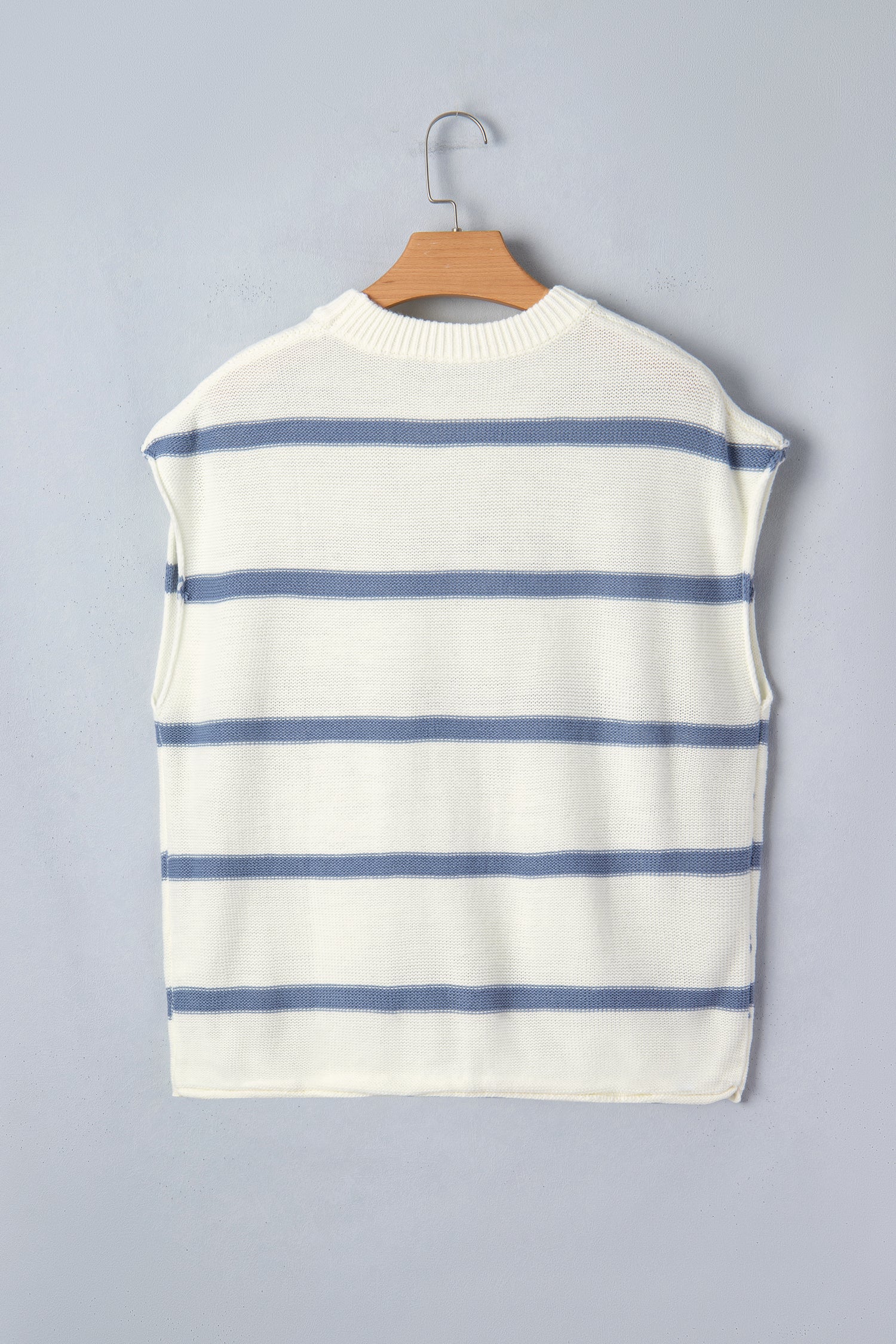 Blue Striped Batwing Sleeve Sweater Tee - Snoopy's Closet