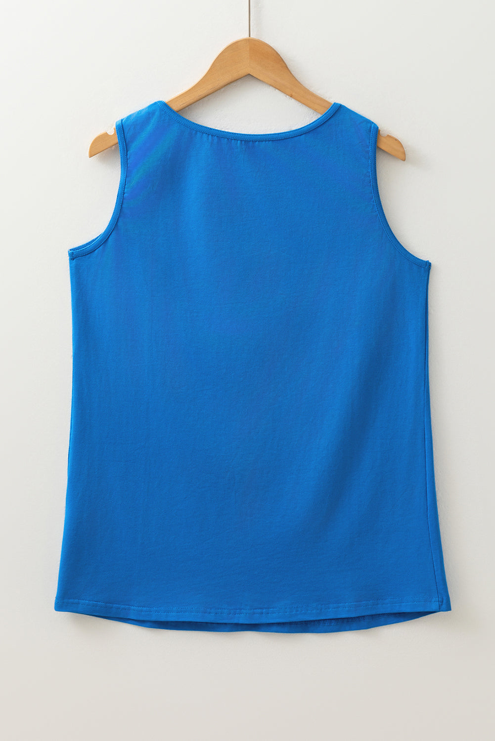 Blue Sun Graphic Casual Tank Top - Snoopy's Closet