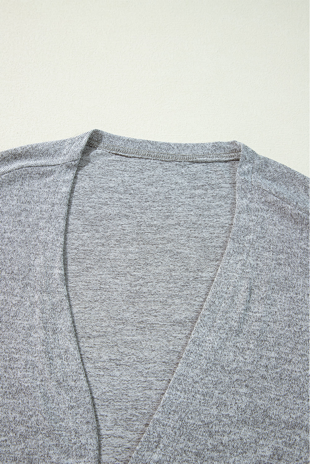 High Rise Solid Color Open Front Lightweight Cardigan - Snoopy's Closet