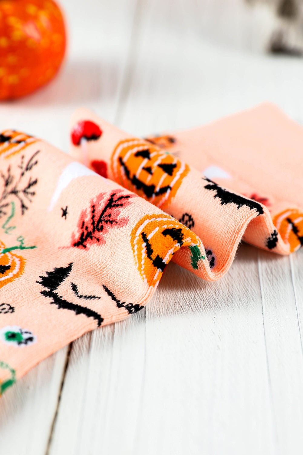 Delicacy Spooky Season Halloween Element Print Socks - Snoopy's Closet