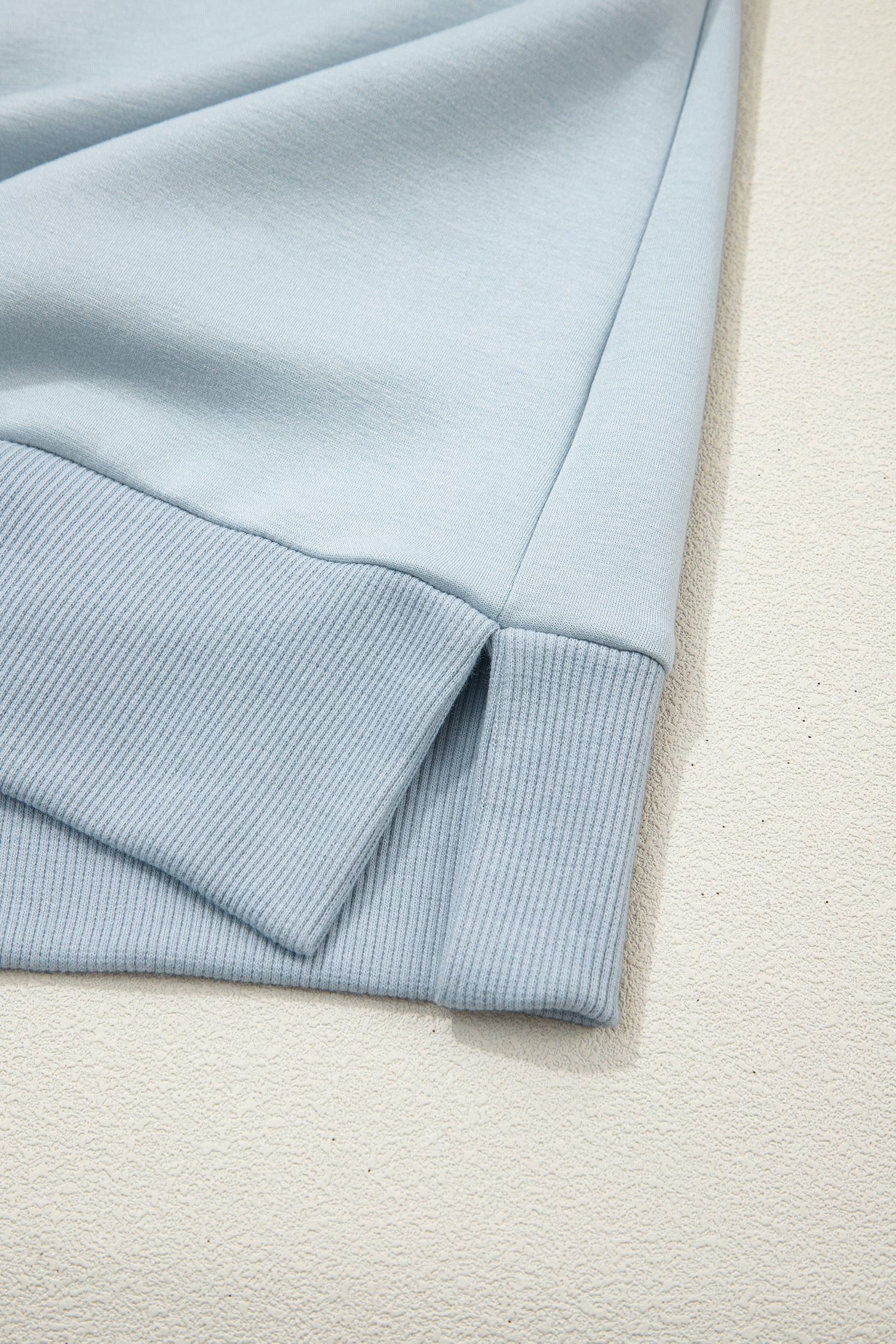 Beau Blue Half Zip Polo Tee Casual Pant Set - Snoopy's Closet