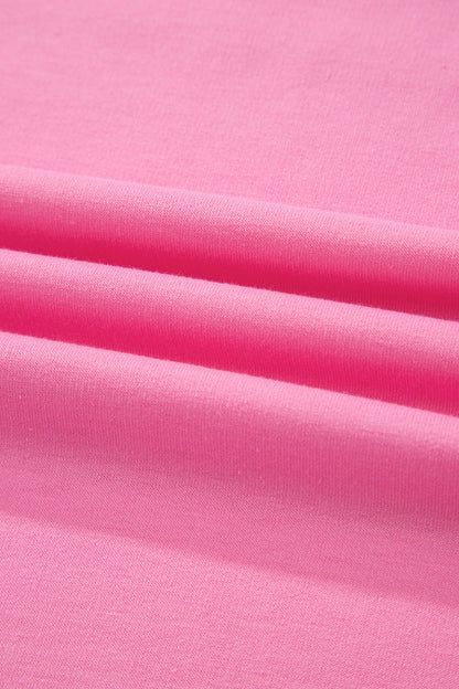 Sachet Pink V Neck Short Sleeve Top Drawstring Shorts 2pcs Set - Snoopy's Closet