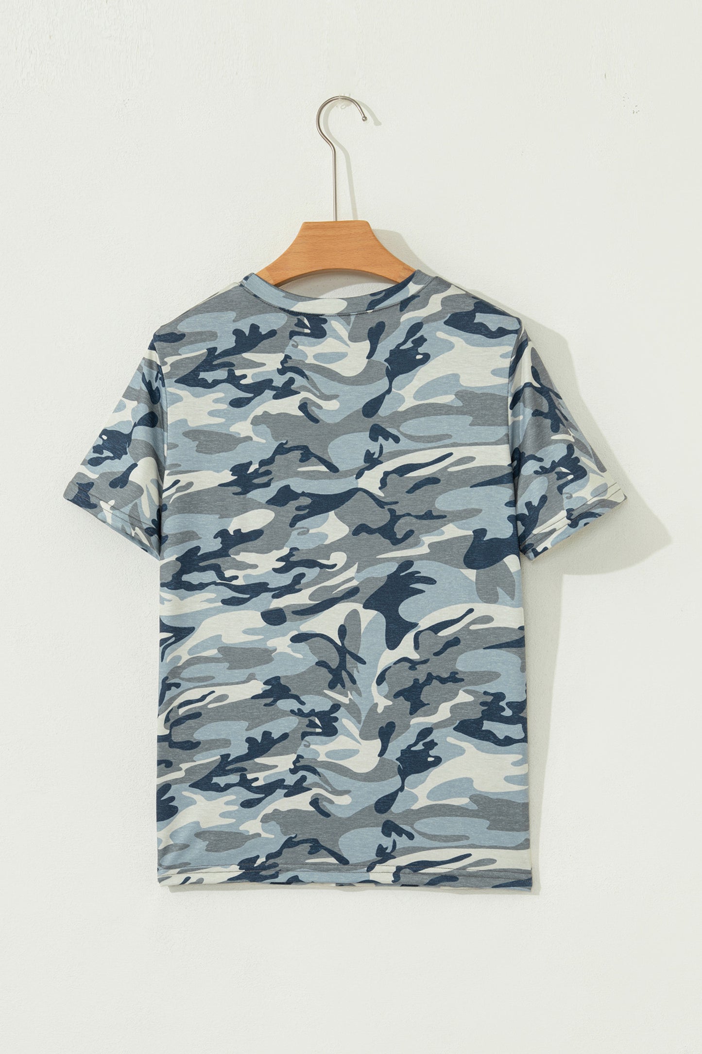 Green Camouflage KENTUCKY Crew Neck Summer Top - Snoopy's Closet