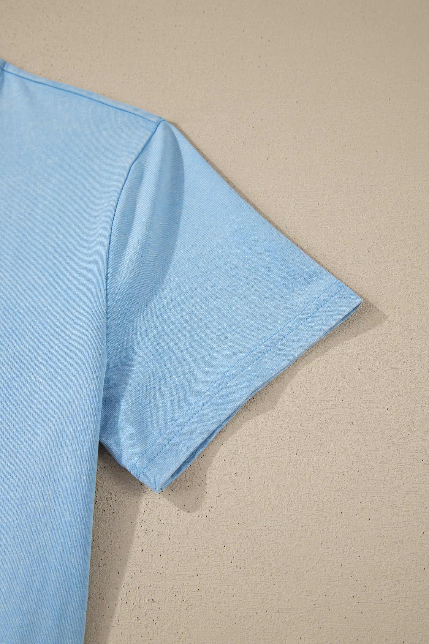 Beau Blue Mineral Wash V Neck Tee Matching Skort Set - Snoopy's Closet