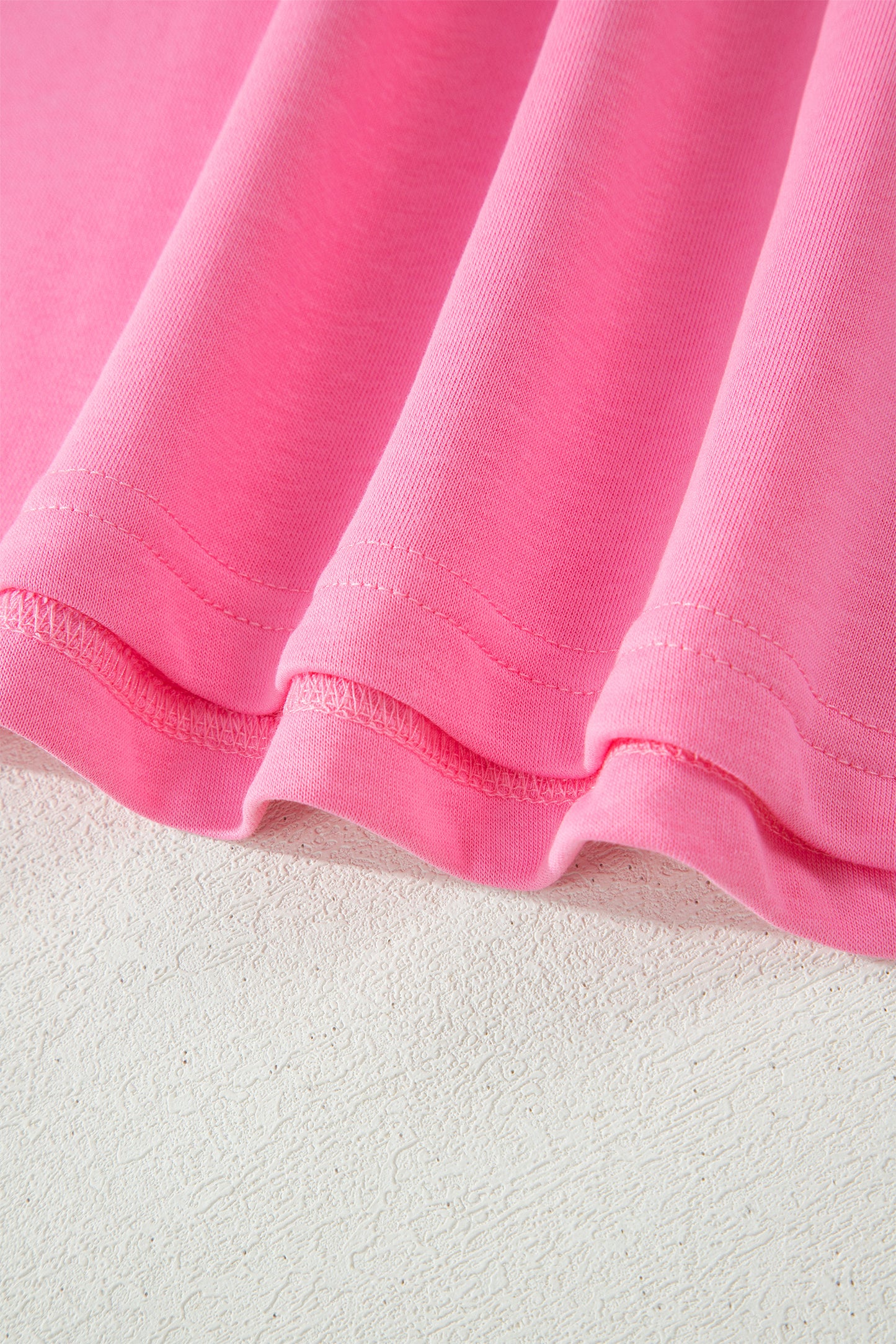 Sachet Pink Solid Cover Oversize Tee Pocketed Casual Pants 2pcs Outfit - Snoopy's Closet