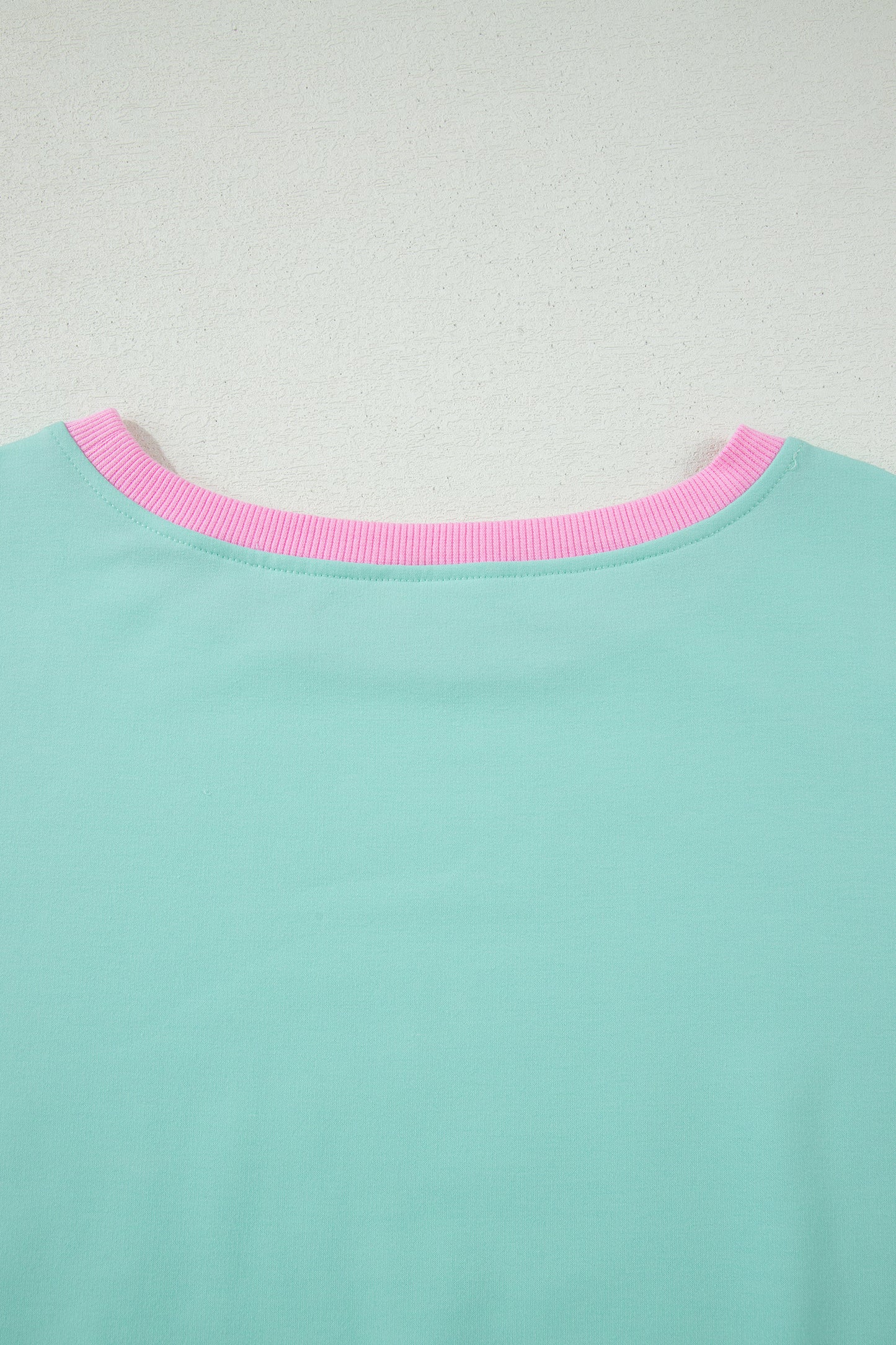 Moonlight Jade Colorblock Edge Drop Shoulder T Shirt and Skort 2Pcs Set