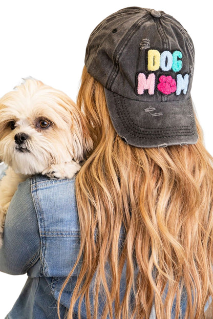 Black DOG MAMA Baseball Cap - Snoopy's Closet