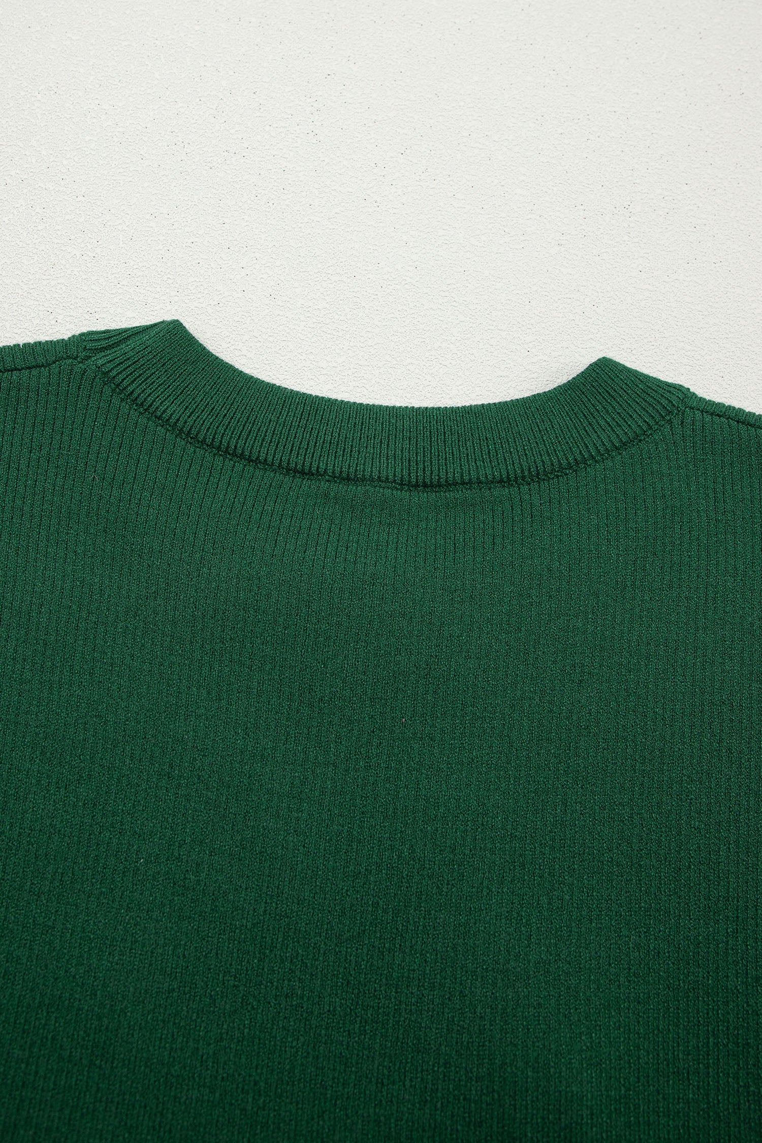 Blackish Green Horseshoe Graphic Western Short Sleeve Sweater - Snoopy's Closet