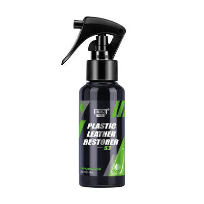 HGKJ S3 Renovador Líquido de Plástico y Cuero para Partes Interiores de Automóviles Restaurador Refrescante Limpiador en Espuma Pasta Restauradora para Coche