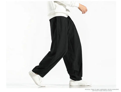Men's Harem Pants Harajuku Wide-leg Sweatpants Male Cotton Loose Trousers Streetwear Men Woman Casual Pants Korean Fashion