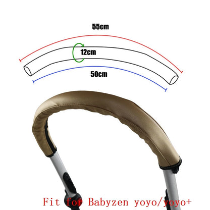 Funda protectora de poliuretano para reposabrazos de cochecito, compatible con Babyzen Yoyo 2 /yoyo +/yoyo, funda protectora para barra delantera de cochecito, accesorios