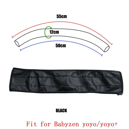 Funda protectora de poliuretano para reposabrazos de cochecito, compatible con Babyzen Yoyo 2 /yoyo +/yoyo, funda protectora para barra delantera de cochecito, accesorios