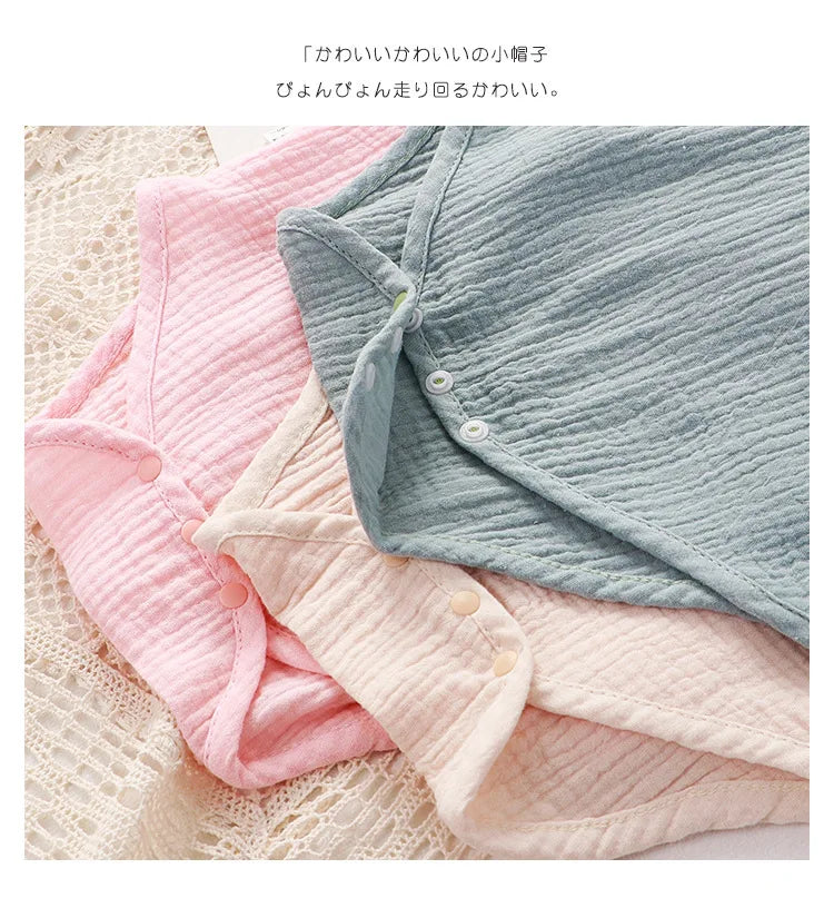 Peleles de bebé de verano 2022 para niños y niñas, body de muselina sin mangas para recién nacidos, ropa de moda para bebé, conjuntos para niños pequeños