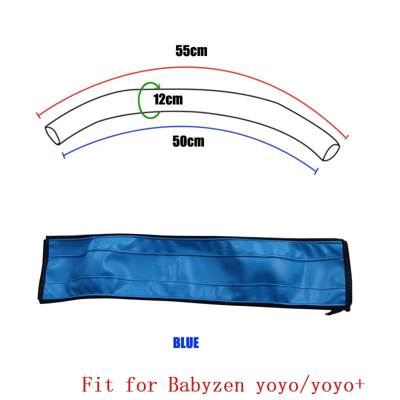 Funda protectora de poliuretano para reposabrazos de cochecito, compatible con Babyzen Yoyo 2 /yoyo +/yoyo, funda protectora para barra delantera de cochecito, accesorios