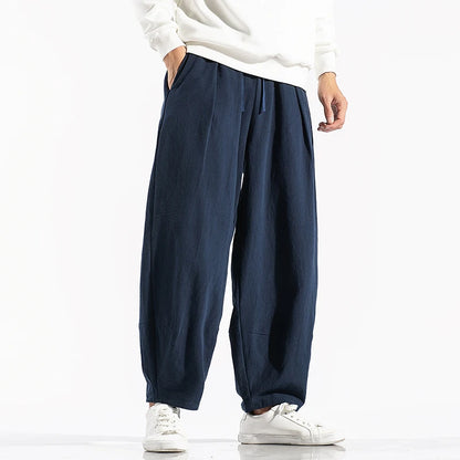 Men's Harem Pants Harajuku Wide-leg Sweatpants Male Cotton Loose Trousers Streetwear Men Woman Casual Pants Korean Fashion
