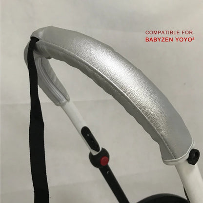 Funda protectora de poliuretano para reposabrazos de cochecito, compatible con Babyzen Yoyo 2 /yoyo +/yoyo, funda protectora para barra delantera de cochecito, accesorios
