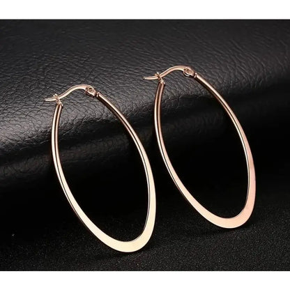 Showfay Color Dorado Simple Elegante Acero Inoxidable Aretes de Botón Set para Mujeres Niñas Uso Diario Fiesta Festival Joyería Casual Regalo