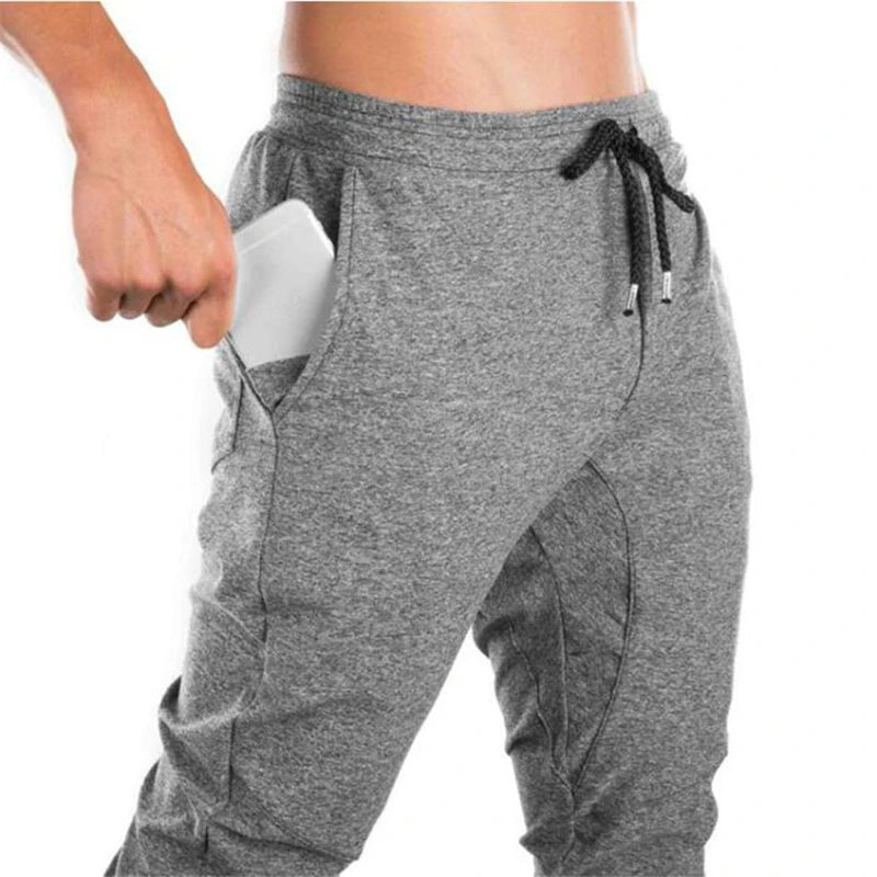 Nuevos Pantalones de Gimnasio para Hombre Otoño 2020 Moda Hombre Chándal Fitness Ajustado Pantalones Jogger de Hombre Culturismo Talla 3XL