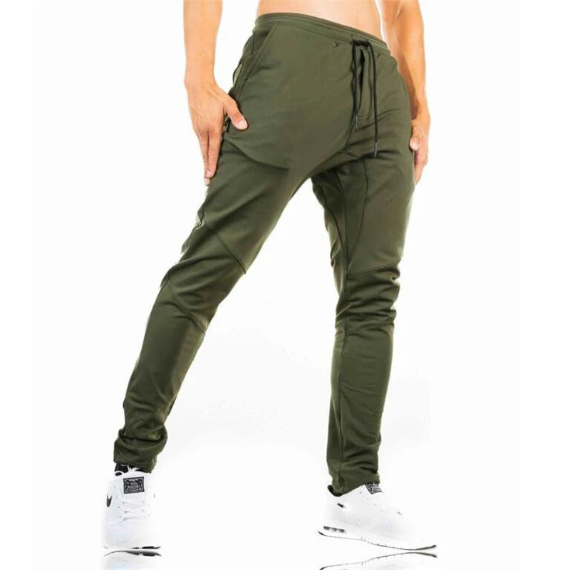 Nuevos Pantalones de Gimnasio para Hombre Otoño 2020 Moda Hombre Chándal Fitness Ajustado Pantalones Jogger de Hombre Culturismo Talla 3XL