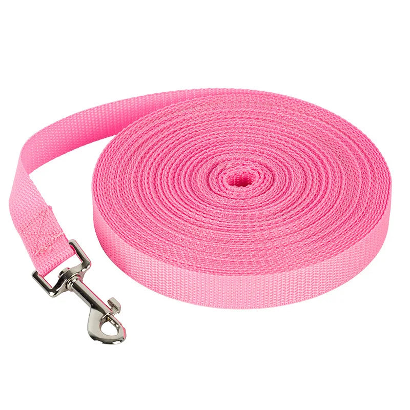 Dog Leash For Medium Large Dogs Pet Puppy Cat Walking Training Lead Rope Big Dog Nylon Rope Long Leashes 6m 10m 15m 20m 30m 50m