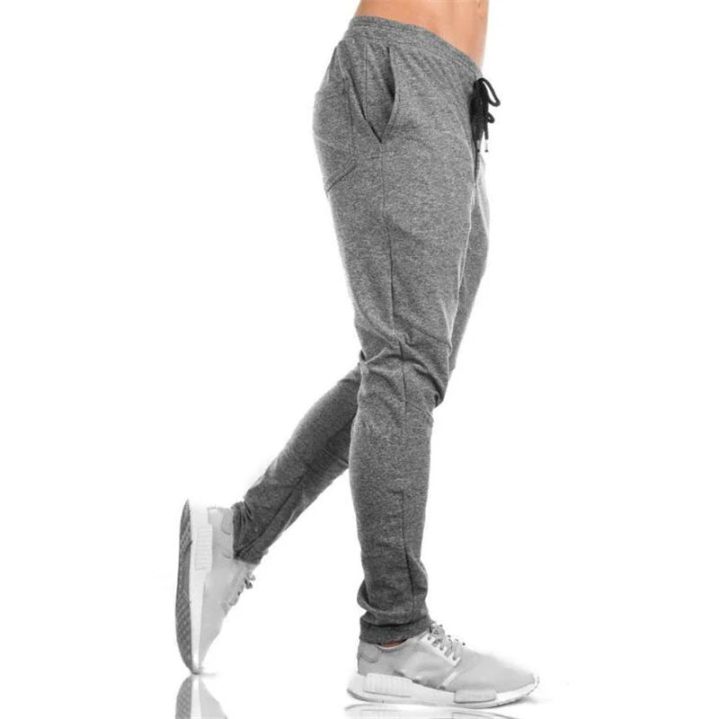 Nuevos Pantalones de Gimnasio para Hombre Otoño 2020 Moda Hombre Chándal Fitness Ajustado Pantalones Jogger de Hombre Culturismo Talla 3XL