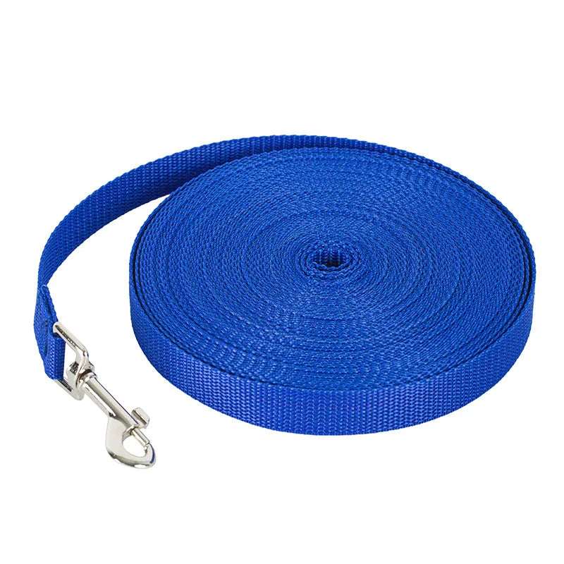 Dog Leash For Medium Large Dogs Pet Puppy Cat Walking Training Lead Rope Big Dog Nylon Rope Long Leashes 6m 10m 15m 20m 30m 50m