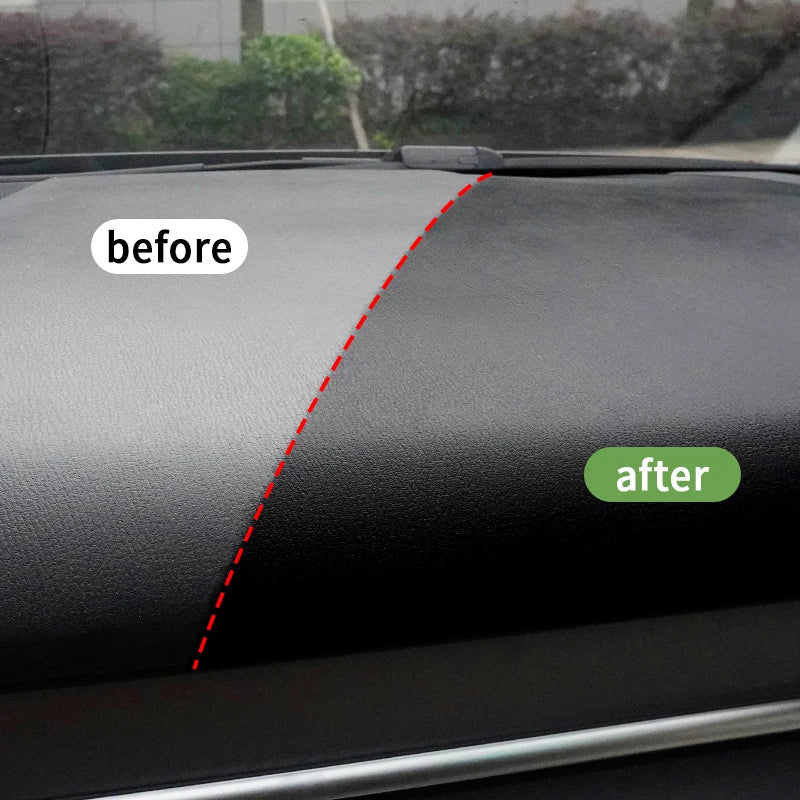 HGKJ S3 Renovador Líquido de Plástico y Cuero para Partes Interiores de Automóviles Restaurador Refrescante Limpiador en Espuma Pasta Restauradora para Coche