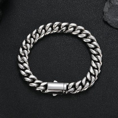 NUOYA Joyería de rapero moderna Collar de hip hop Diseño personalizado Collar de cadena cubana para hombres y mujeres Logotipo personalizable