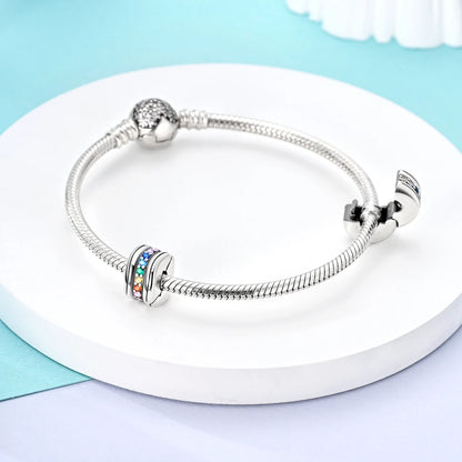 New Arrivals Silver Plated Cute Pet Moon Luminous Firefly Charms Fit Original Bangle Beads Pendent Dangle Bracelet DIY Jewelry