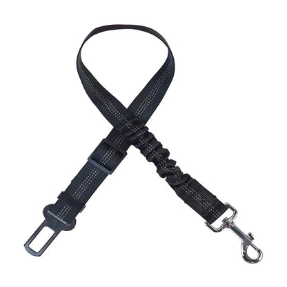 Pet Car Seat Belt Nylon Lead Leash Vehicle  Backseat Safety Belt Adjustable Dogs Harness Collar Outdoor Walking Pet Accessories
