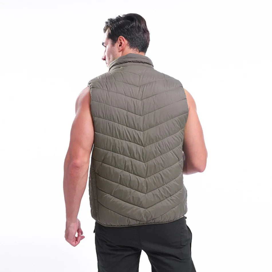 Men Casual Coat Vest Tactical Sports Thicken Warm Sleeveless Camouflage Jackets Male High-quality Waterproof Zipper Waistcoat