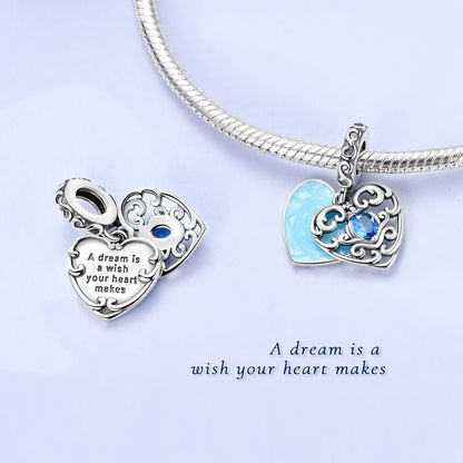 New 925 Sterling Silver Charms Bead Penguin Owl Bow Heart Charm Fit Original Pendant Bracelet Jewelry Making For Women Gift
