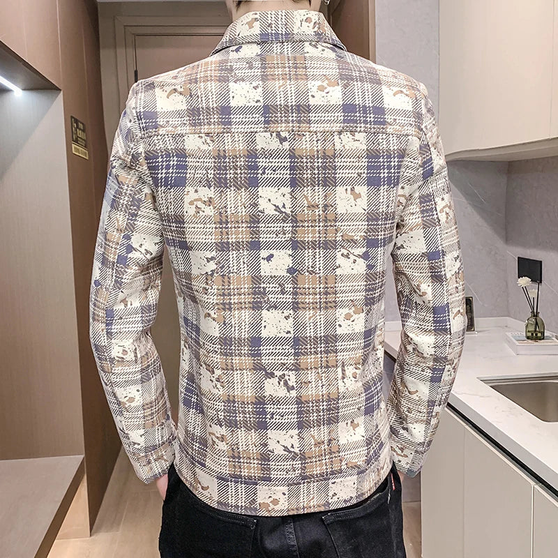 Chaquetas de invierno de mezcla de lana corta para hombre, marca informal de negocios, gabardina, abrigo grueso y cálido para vestir de calle