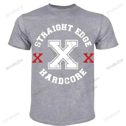 man crew neck teeshirt New Summer Fashion Men T Shirt Simple Short-Sleeved Cotton Straight Edge Hardcore Popular Man T-Shirt