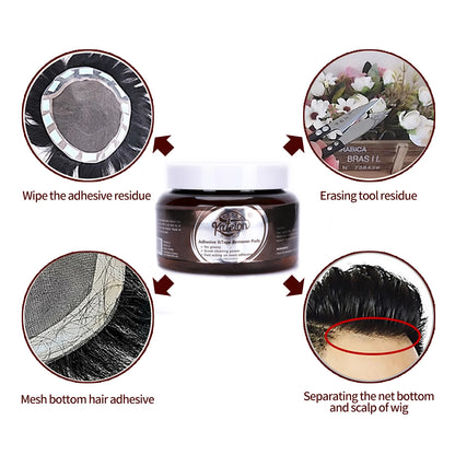 New Non-woven Lace Glue Remover Pads For Wigs 20Pcs Remover For Tape In Hair Extensions Wholesalers Factory Price Wig Repair Kit