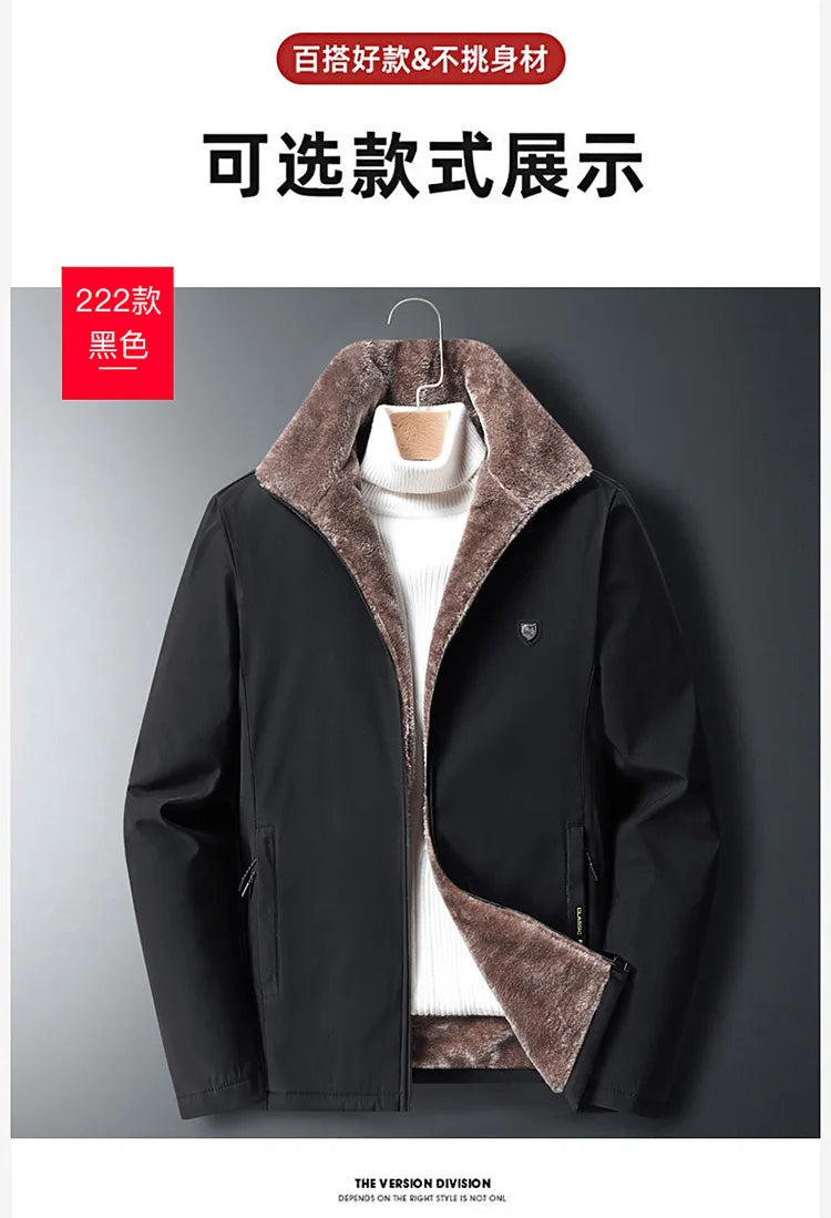 2024 Chaquetas de invierno para hombre, a la moda, gruesas, cálidas, acolchadas de algodón, estilo casual holgado de alta calidad, talla grande para hombre 8XL