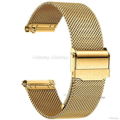 Correa milanesa de liberación rápida universal para DW 20mm 22mm 12mm 14mm 16mm 17mm 19mm 21mm 24mm 18mm Malla de acero inoxidable de 0.6