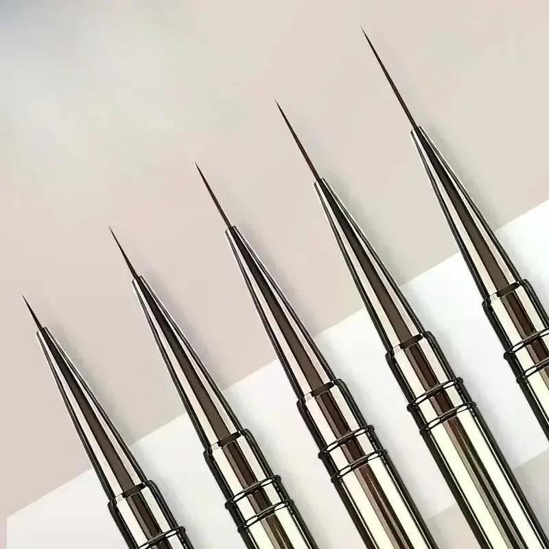 Nails Art Liner Brushes Elongated Lines Striping Drawing Painting  6/9/12/15/18mm Design Pen Professional Manicure Tool New
