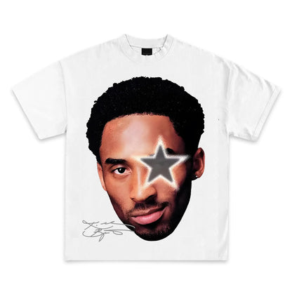 Colección de Camisetas Gráficas Vintage de Cultura Pop, Rap Americano, Baloncesto, Ropa Urbana, Hip-Hop, Tops Y2K de Calidad Premium para Hombre, Manga Corta