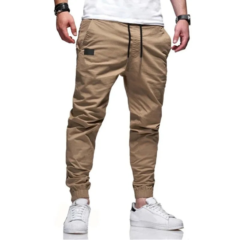 Pantalones deportivos casuales para hombre, pants de sudadera para hombre, jogger cargo harem, pantalones de lápiz, sudadera multibolsillos, nuevo