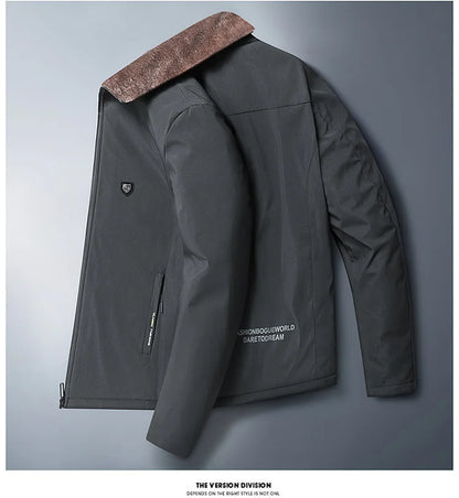 2024 Chaquetas de invierno para hombre, a la moda, gruesas, cálidas, acolchadas de algodón, estilo casual holgado de alta calidad, talla grande para hombre 8XL