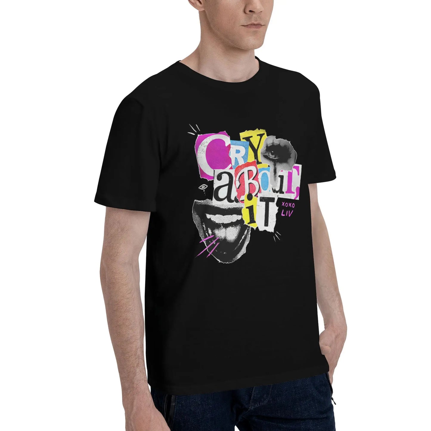Camiseta para hombre Camisetas de Liv Morgan Moda Camisetas de verano Diseño vintage Ropa de algodón Regalo de cumpleaños