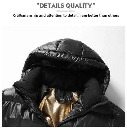 Chaqueta de algodón de invierno cortavientos para hombre estampada, cálida, con capucha, informal, nueva, gruesa, moderna, talla 5XL, ropa de hombre