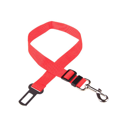 Dog Car Seat Belt Safety Protector Travel Pets Accessories Dog Leash Collar Breakaway Solid Car Harness