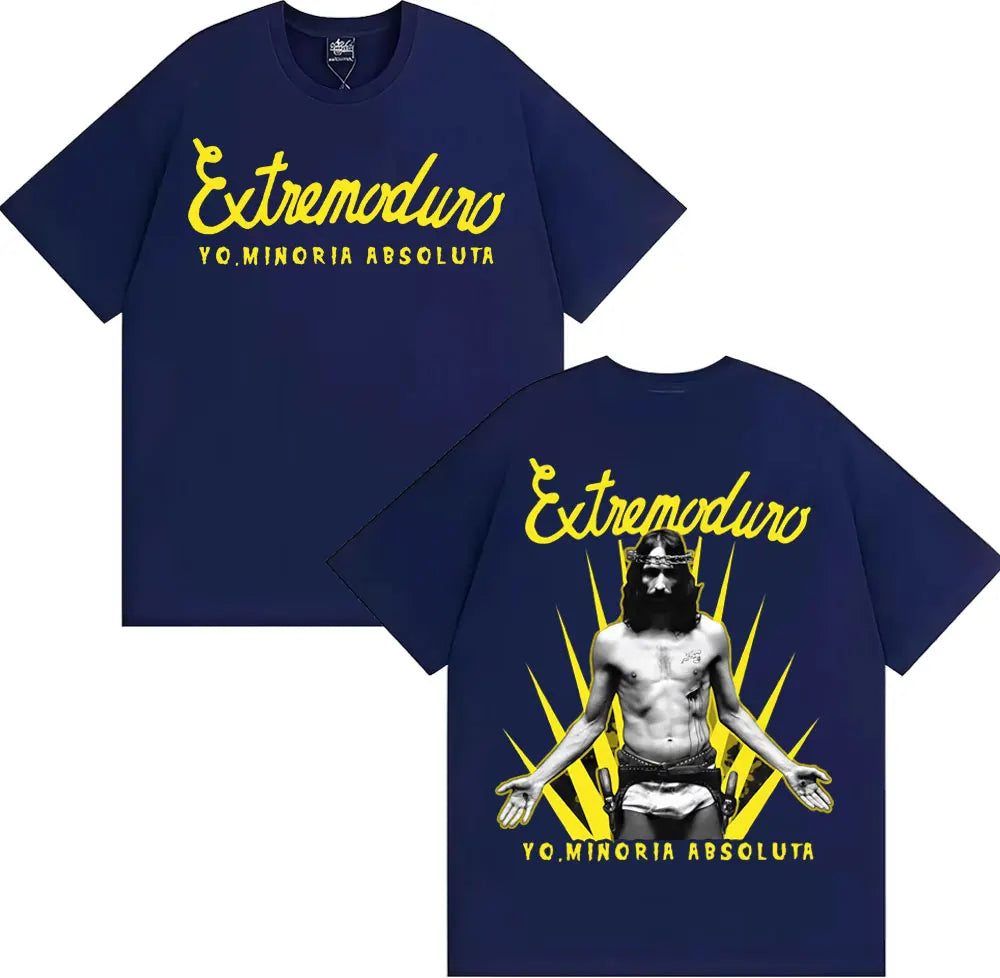Rock Band Extremoduro Yo,minoria Absolvta T Shirts Men Women Harajuku 90s Vintage Hip Hop T-shirt Summer Tops Loose Cozy T Shirt
